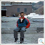 Hajj Maurice, the offical location manager for Kundun
