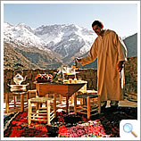 Tea at Toubkal Lodge