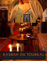 The cover of the second edition of the Kasbah du Toubkal magazine
