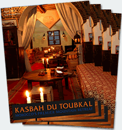Covers of the second edition of the Kasbah du Toubkal magazine