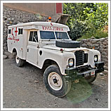The ambulance in Imlil