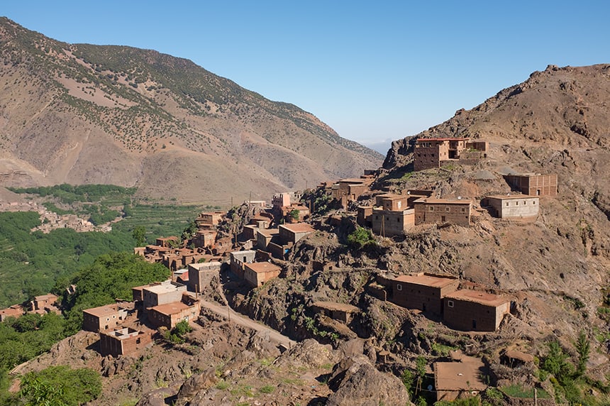 Azzaden Trekking Lodge above the village of Aït Aïssa