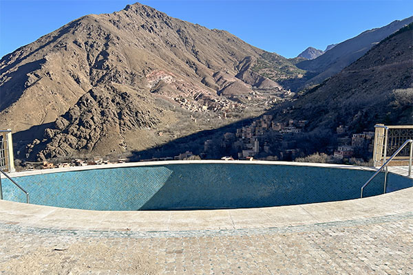Kasbah du Toubkal's new pool
