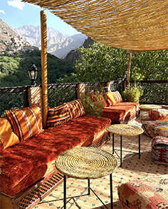 A recent all-inclusive setup at the Kasbah