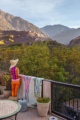 Gazing towards Jbel Toubkal