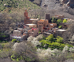 Kasbah du Toubkal in spring