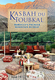 The cover of the October 2024 edition of the Kasbah du Toubkal newsletter