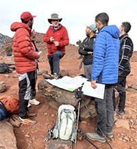 Training our Berber Mountain Guides
