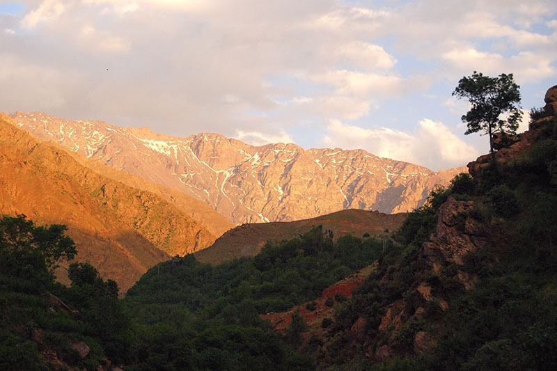 High Atlas mountain scenery
