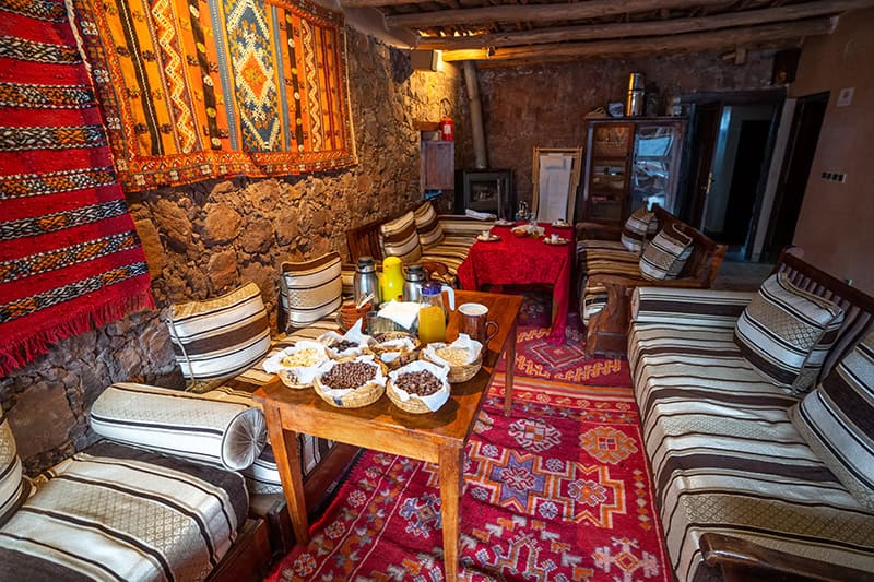 Azzaden Trekking Lodge cosy interior