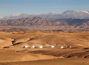 The Agafay Desert Camp near Marrakech