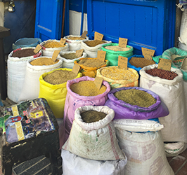 Spices for sale in Essaouira