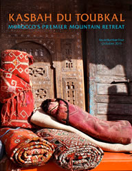 The cover of the fourth edition of the Kasbah du Toubkal magazine