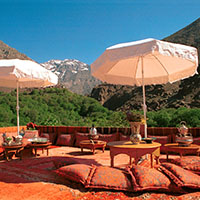 Roof terrace, Kasbah du Toubkal