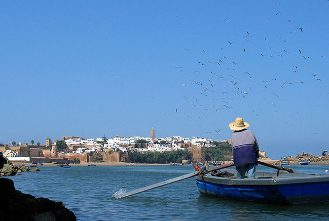 Rabat from the sea