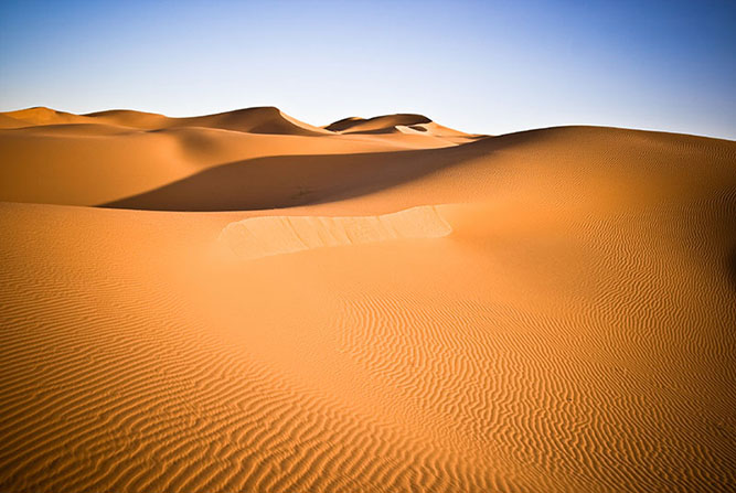 Sand dunes, Erg Chebbi